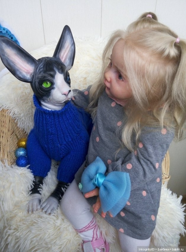 Кошка-Васенька реборн — Куклы Реборн (Reborn): работы мастеров (фото 5)