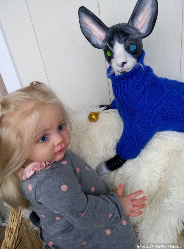 Кошка-Васенька реборн — Куклы Реборн (Reborn): работы мастеров (фото 8)