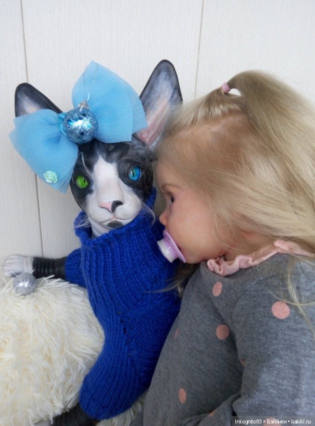 Кошка-Васенька реборн — Куклы Реборн (Reborn): работы мастеров