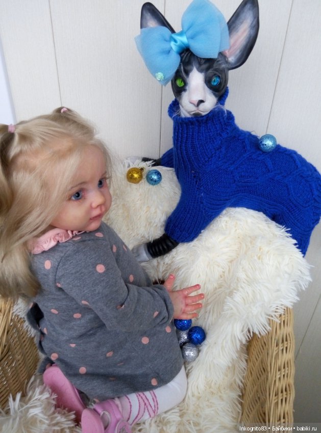 Кошка-Васенька реборн — Куклы Реборн (Reborn): работы мастеров (фото 9)