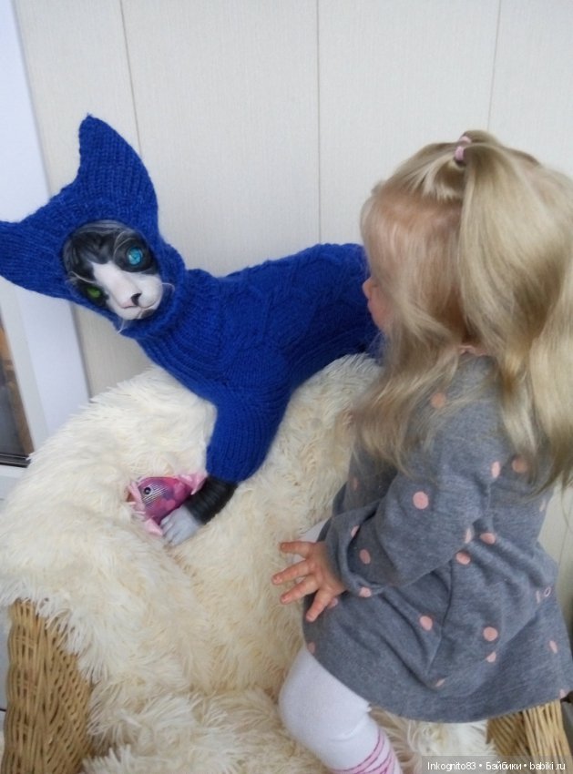 Кошка-Васенька реборн — Куклы Реборн (Reborn): работы мастеров