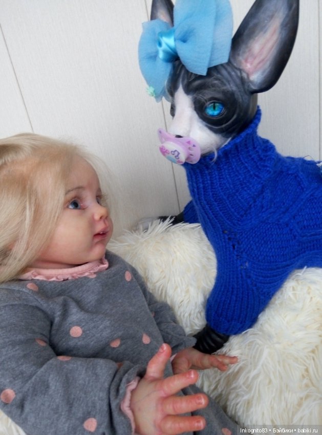 Кошка-Васенька реборн — Куклы Реборн (Reborn): работы мастеров