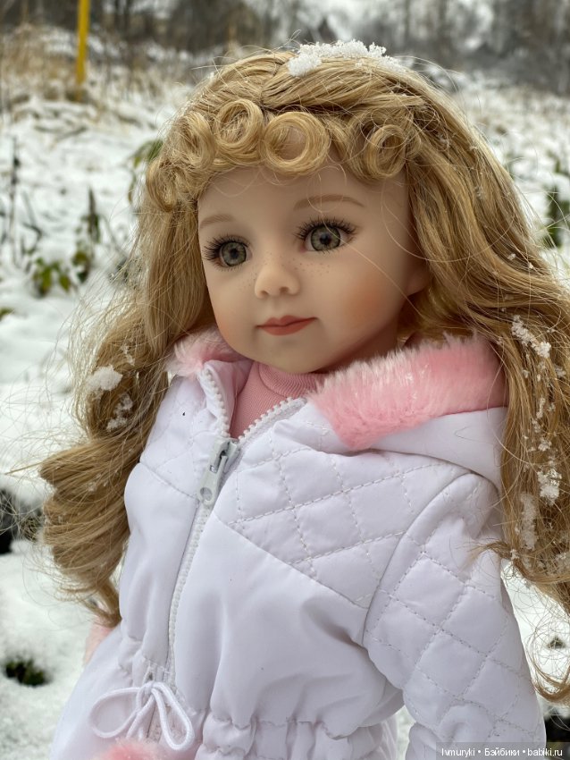 Первый снежок Джейми — Куклы Dianna Effner (Эффнер) из винила: Little Darling (фото 7)