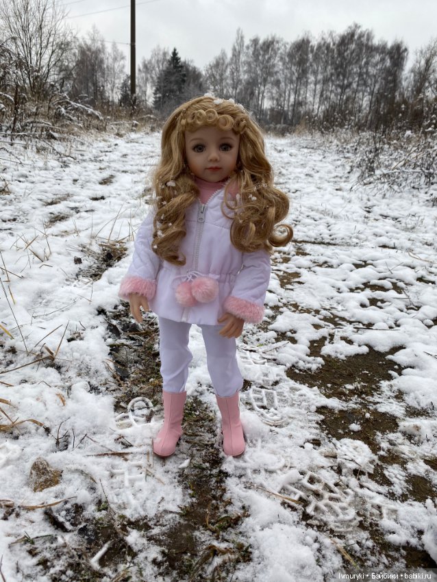Первый снежок Джейми — Куклы Dianna Effner (Эффнер) из винила: Little Darling