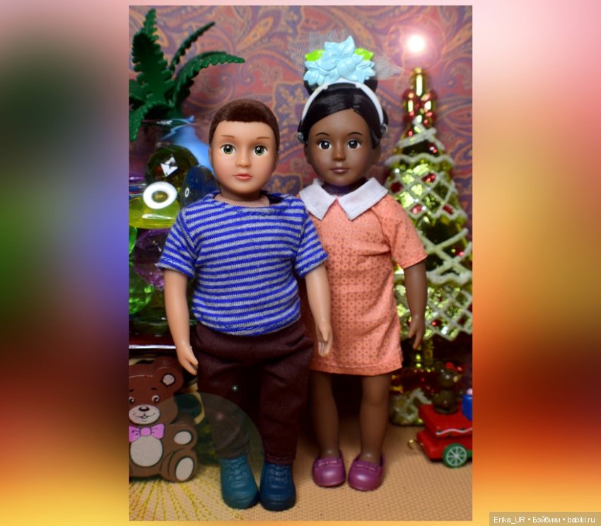 Миники (mini-doll). Фоточки под елочкой