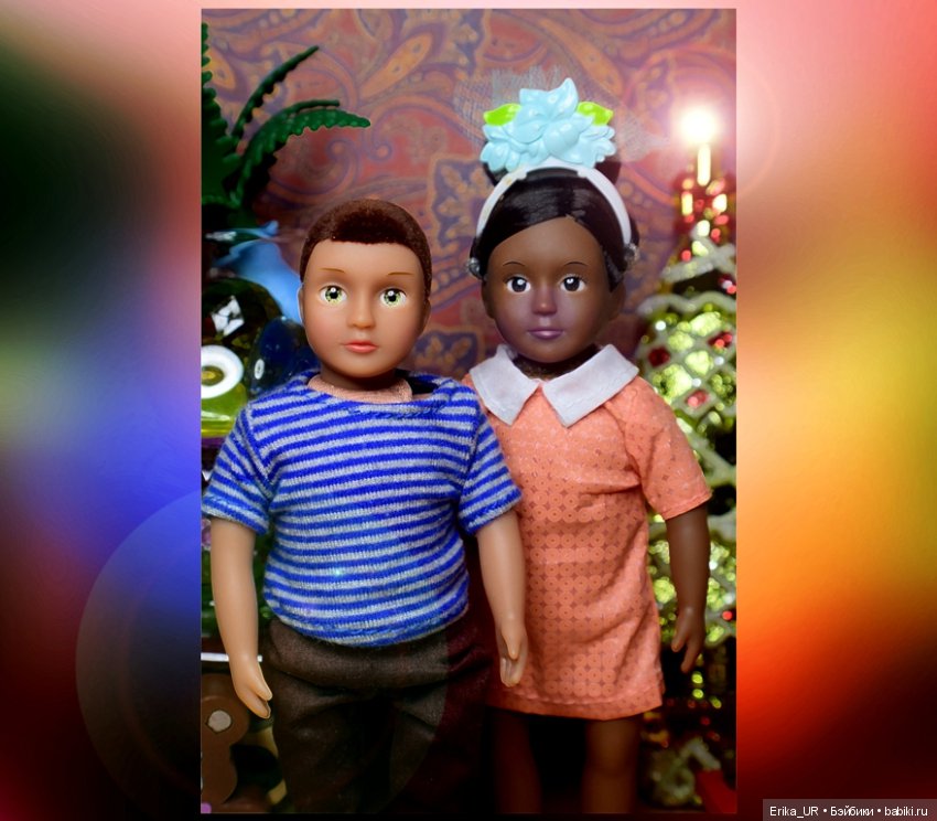 Миники (mini-doll). Фоточки под елочкой