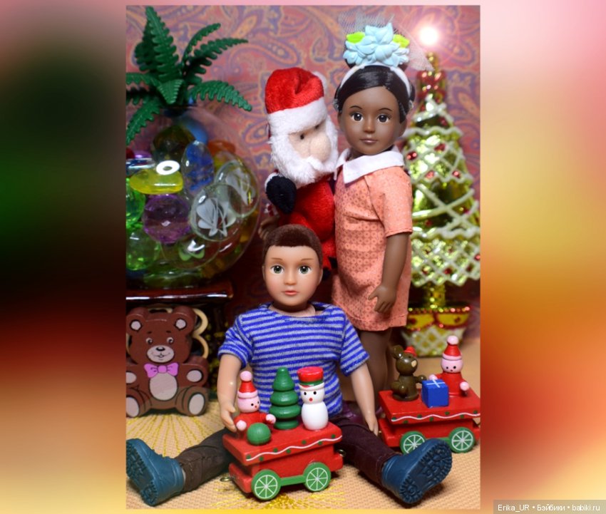 Миники (mini-doll). Фоточки под елочкой (фото 10)