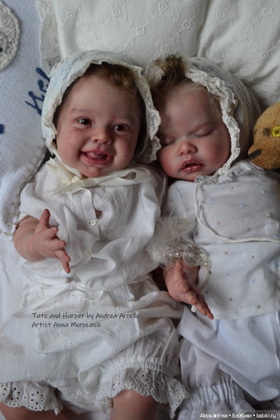 Малышки Харпер и Тате. Куклы реборн Анны Морозовой