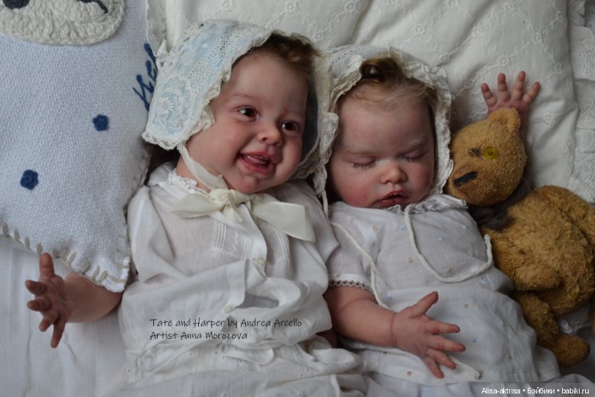 Малышки Харпер и Тате. Куклы реборн Анны Морозовой