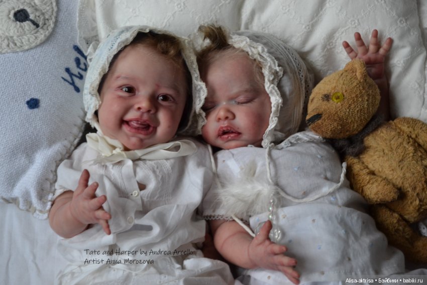 Малышки Харпер и Тате. Куклы реборн Анны Морозовой