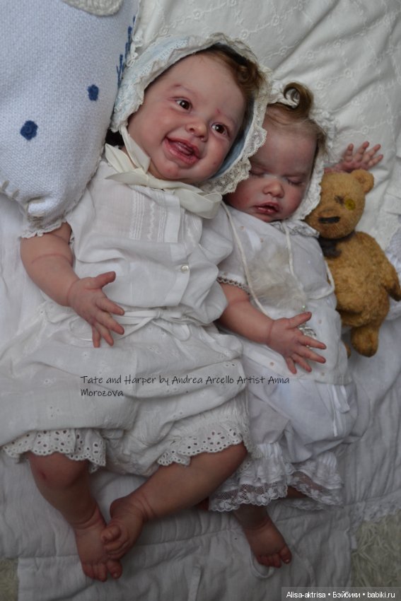 Малышки Харпер и Тате. Куклы реборн Анны Морозовой