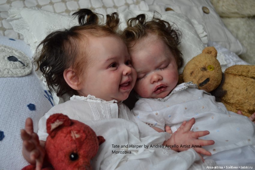 Малышки Харпер и Тате. Куклы реборн Анны Морозовой (фото 2)