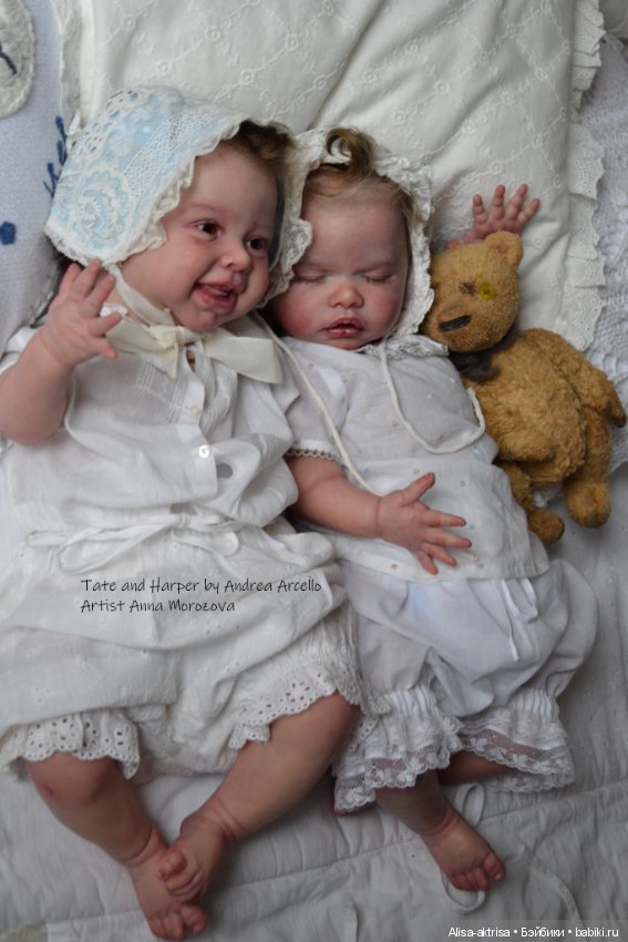 Малышки Харпер и Тате. Куклы реборн Анны Морозовой