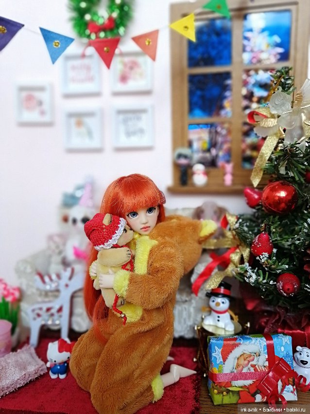 Куклы тоже встречают Новый год