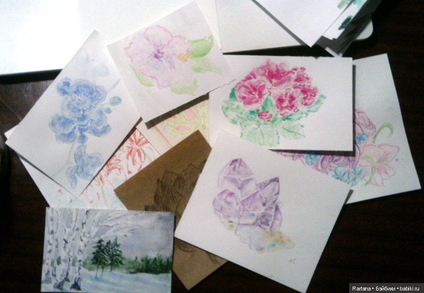 Акварели и прочее — Рисование и арт: скетчи