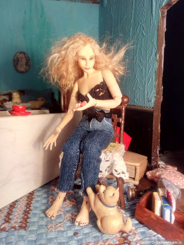 Переезд (миниатюра1/12) — Домашние фото авторских кукол: личные коллекции (фото 5)