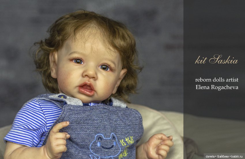 Кукла-реборн Саския (kit Saskia by Bonnie Brown) (фото 4)