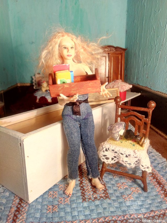 Переезд (миниатюра1/12) — Домашние фото авторских кукол: личные коллекции (фото 4)