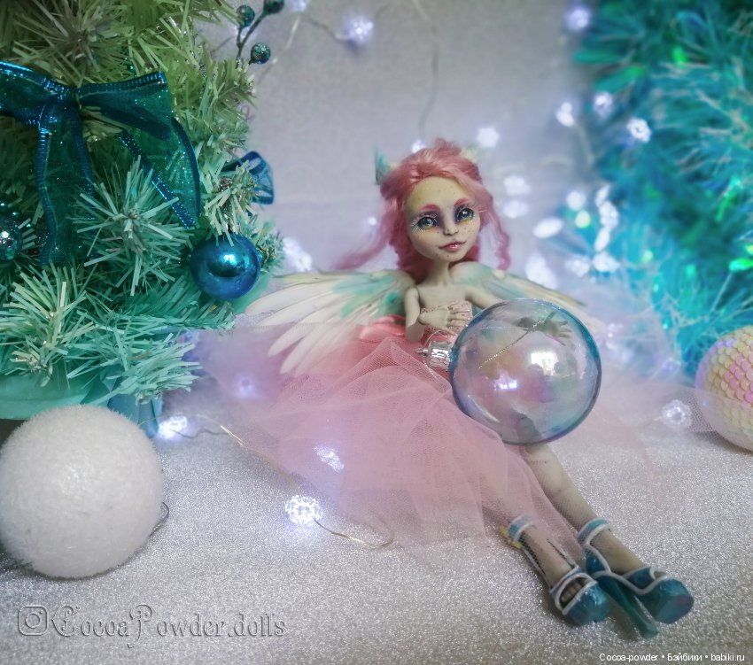 С Наступающим — ООАК Monster High и Ever After High: репейнт (фото 2)