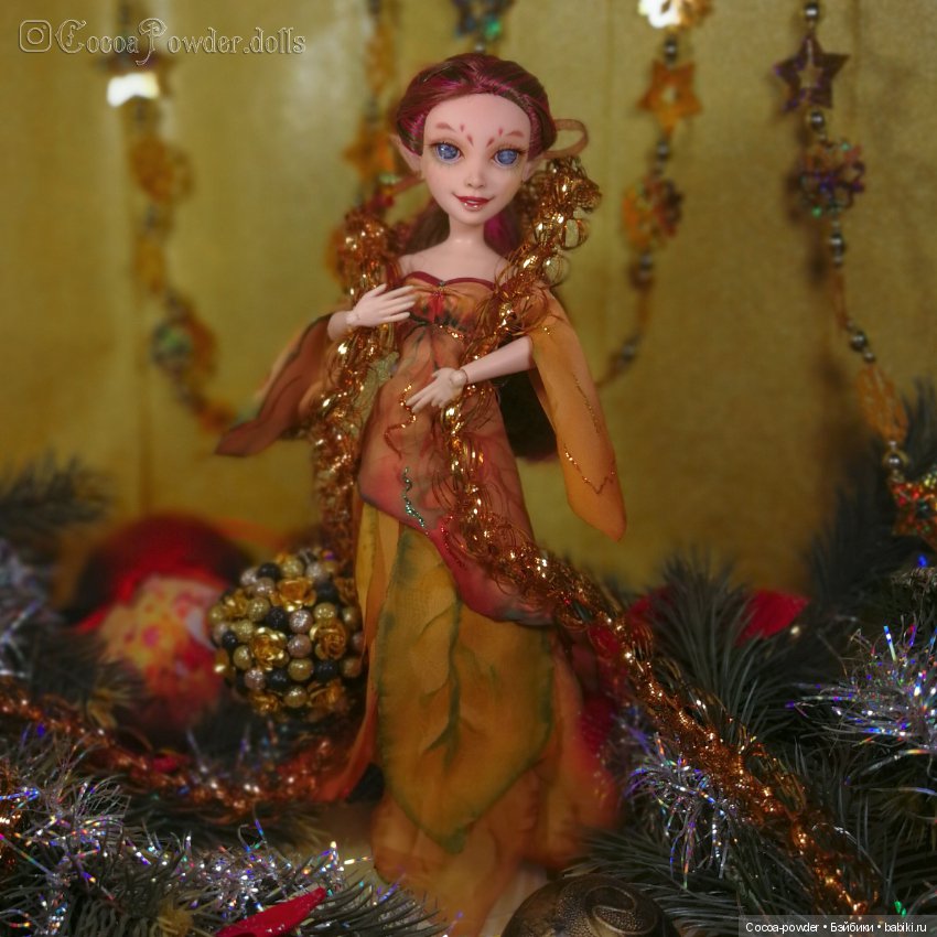 С Наступающим — ООАК Monster High и Ever After High: репейнт (фото 8)