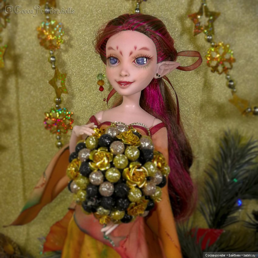 С Наступающим — ООАК Monster High и Ever After High: репейнт (фото 10)