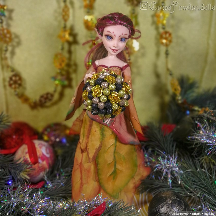 С Наступающим — ООАК Monster High и Ever After High: репейнт (фото 7)