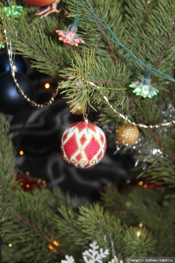 Шарик на ёлку (новогодний)