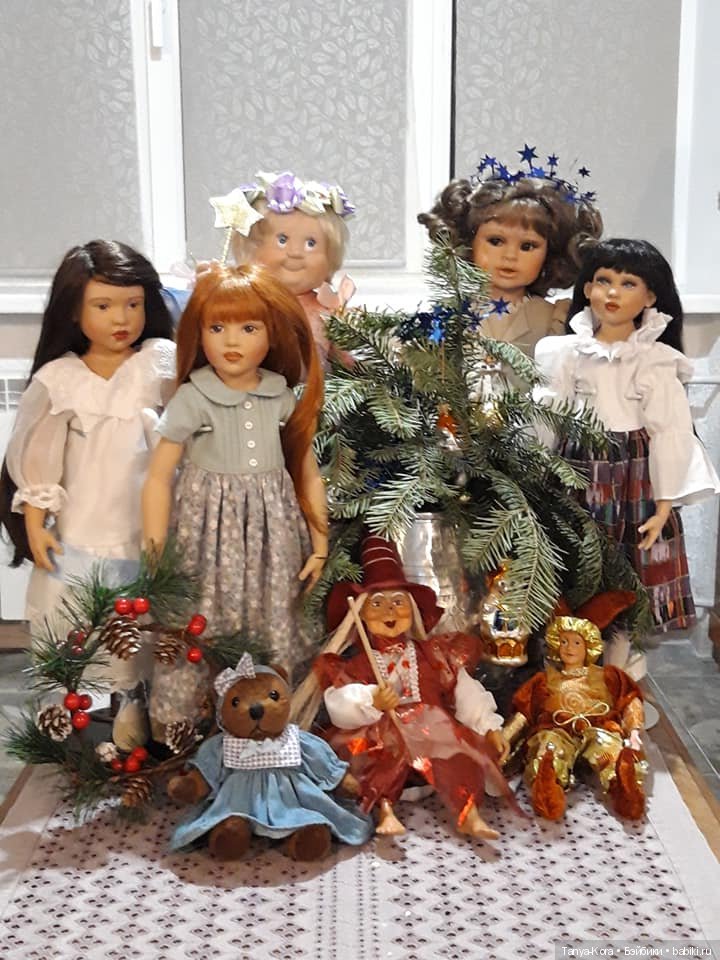 Как мои куклы встречали Новый год (фото 8)