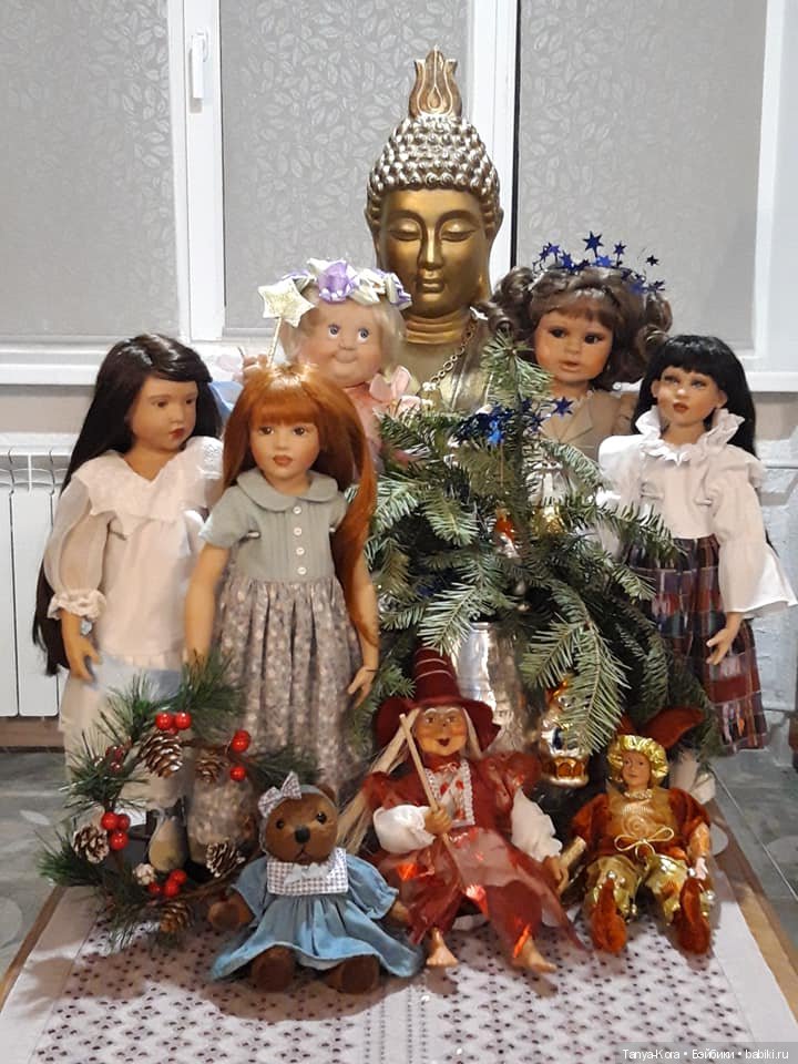 Как мои куклы встречали Новый год