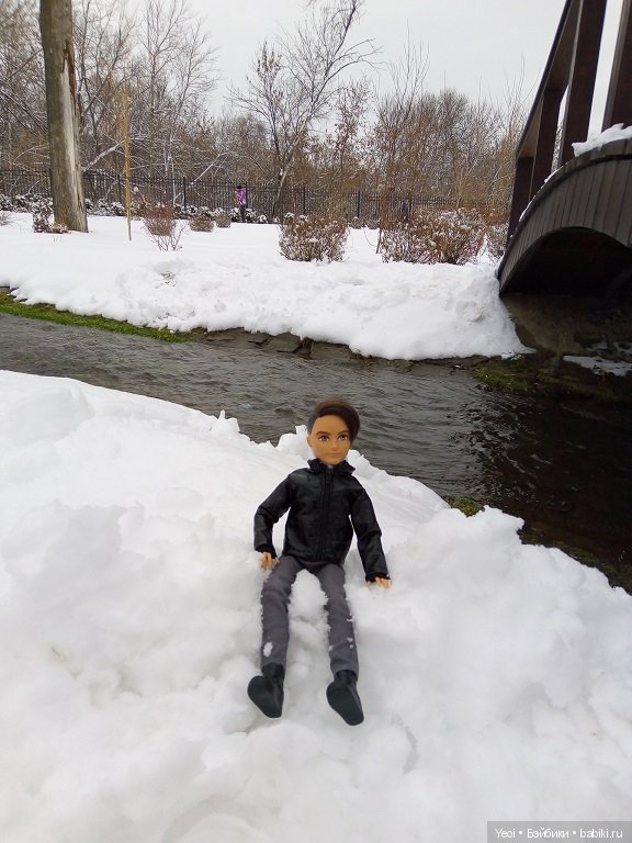 Прогулка с Хантером (ЭАХ) в парке