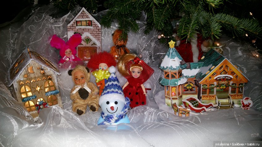 Салон красоты для старой куклы. Часть №4 - Новогодняя