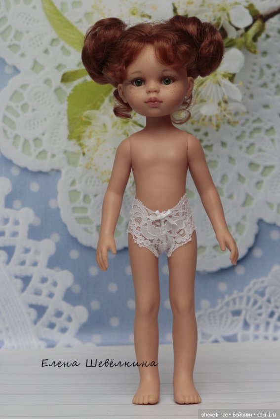 Мастер-класс "Кружевные трусики для куклы Паола Рейна"
