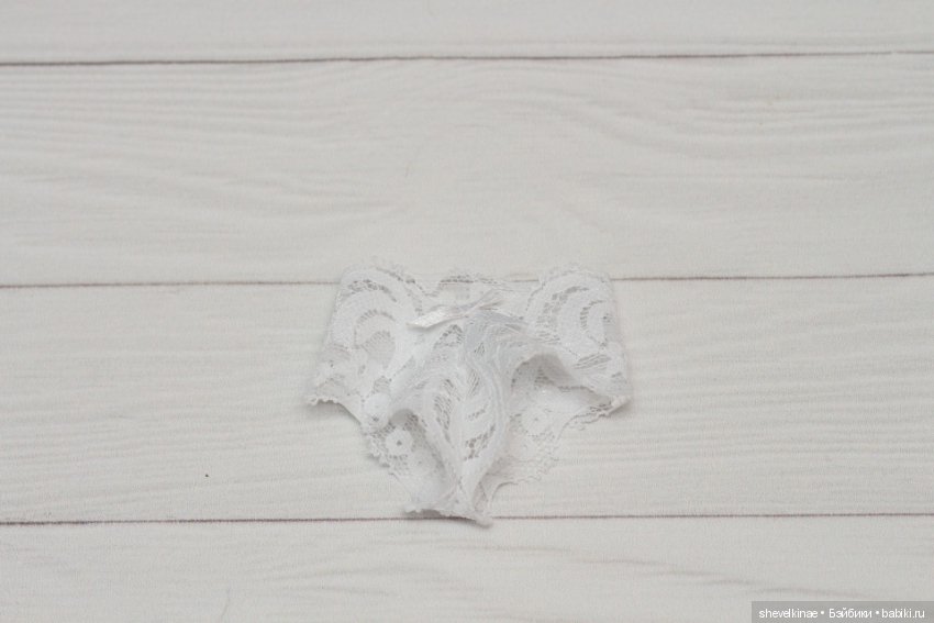 Мастер-класс "Кружевные трусики для куклы Паола Рейна" (фото 7)