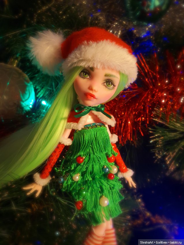 С Новым годом! Мой ООАК и моя Елочка (фото 4)