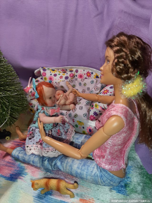 Немного милых фото — Авторские миниатюрные куклы: лепка (фото 4)