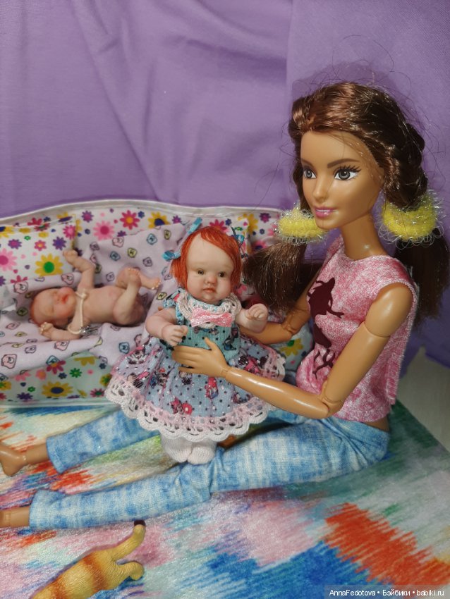 Немного милых фото — Авторские миниатюрные куклы: лепка (фото 3)