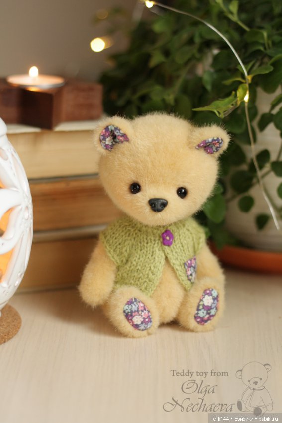 Моя весенняя мишка тедди Лола