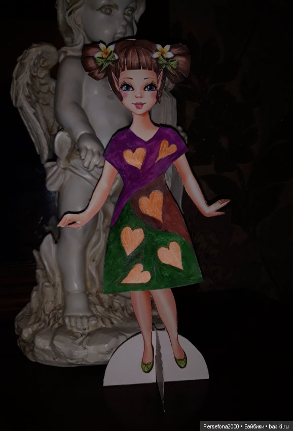 Бумажная ностальгия по детству. Знакомьтесь: Айлиша Миллиган, Фея Дремучего Леса (фото 7)