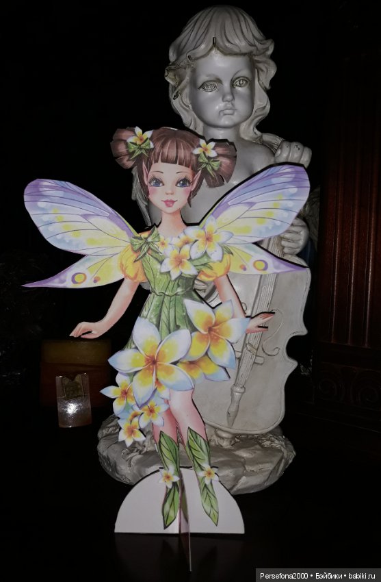 Бумажная ностальгия по детству. Знакомьтесь: Айлиша Миллиган, Фея Дремучего Леса (фото 8)