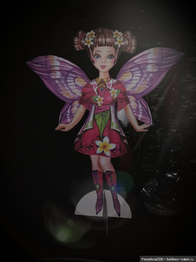 Бумажная ностальгия по детству. Знакомьтесь: Айлиша Миллиган, Фея Дремучего Леса (фото 10)