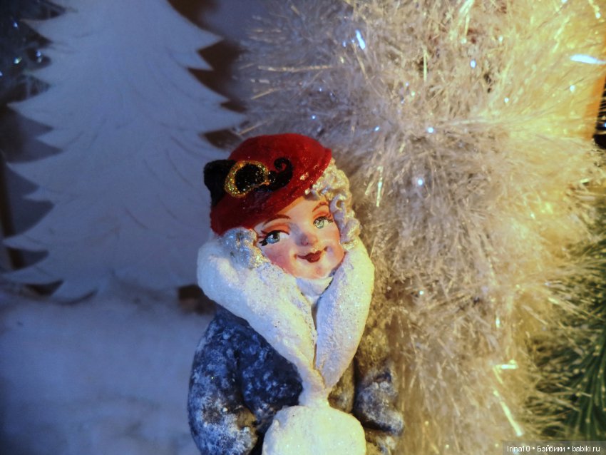 Новые ватные игрушки. Зимняя прогулка в стиле 20-х годов прошлого века