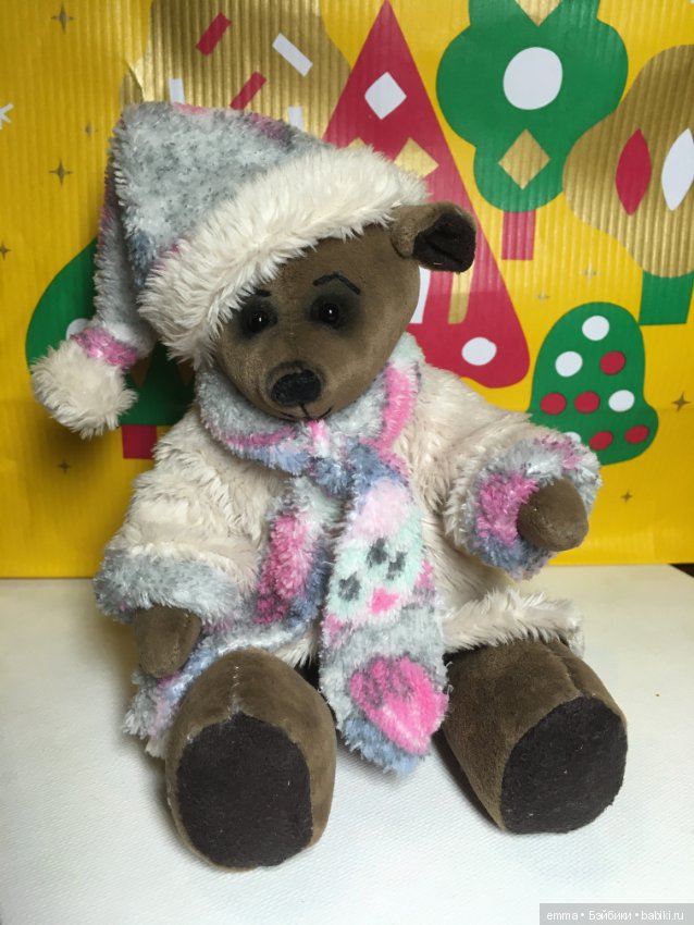 Рождественский медведик — Домашние фото авторских игрушек: Тедди (фото 2)