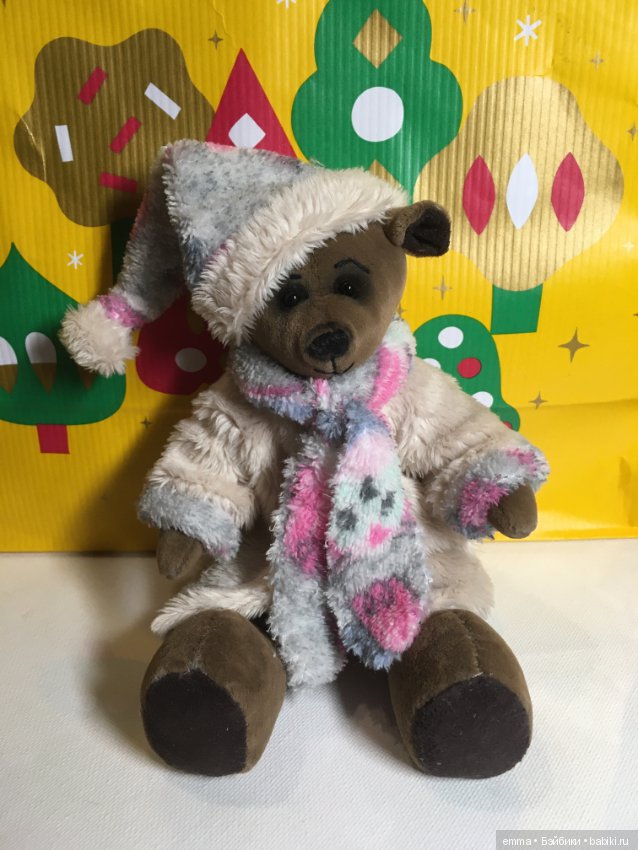 Рождественский медведик — Домашние фото авторских игрушек: Тедди (фото 4)