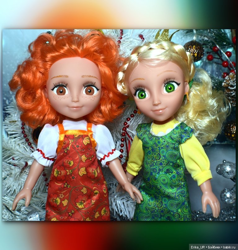 Героини мультфильма "Царевны" СТС (32 см)