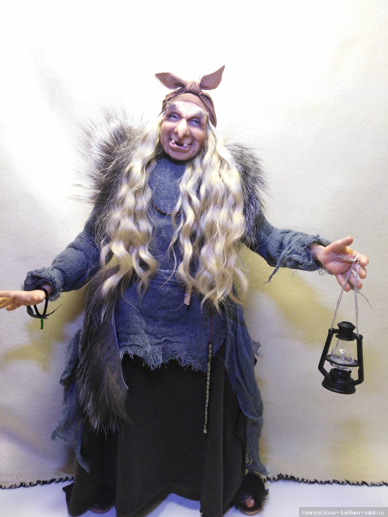 Баба-Яга — Лепка авторских кукол: полимерная глина (фото 5)