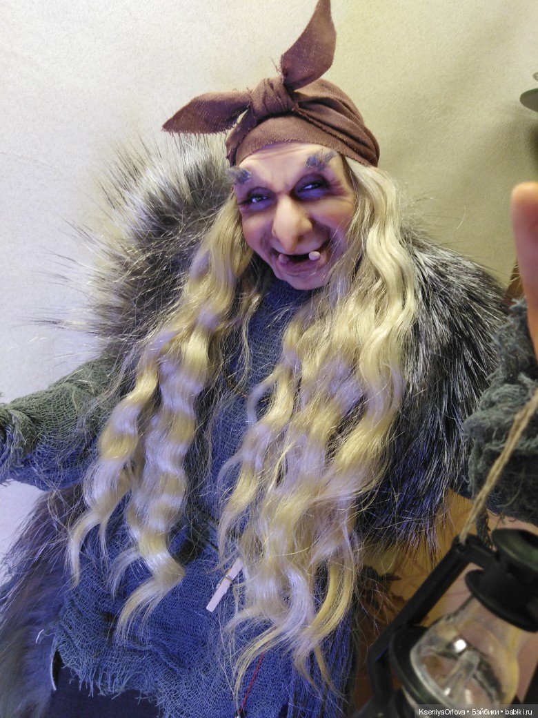 Баба-Яга — Лепка авторских кукол: полимерная глина