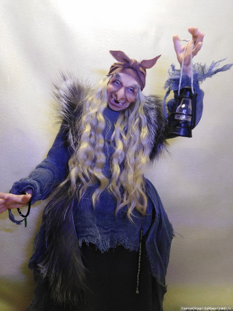 Баба-Яга — Лепка авторских кукол: полимерная глина (фото 3)