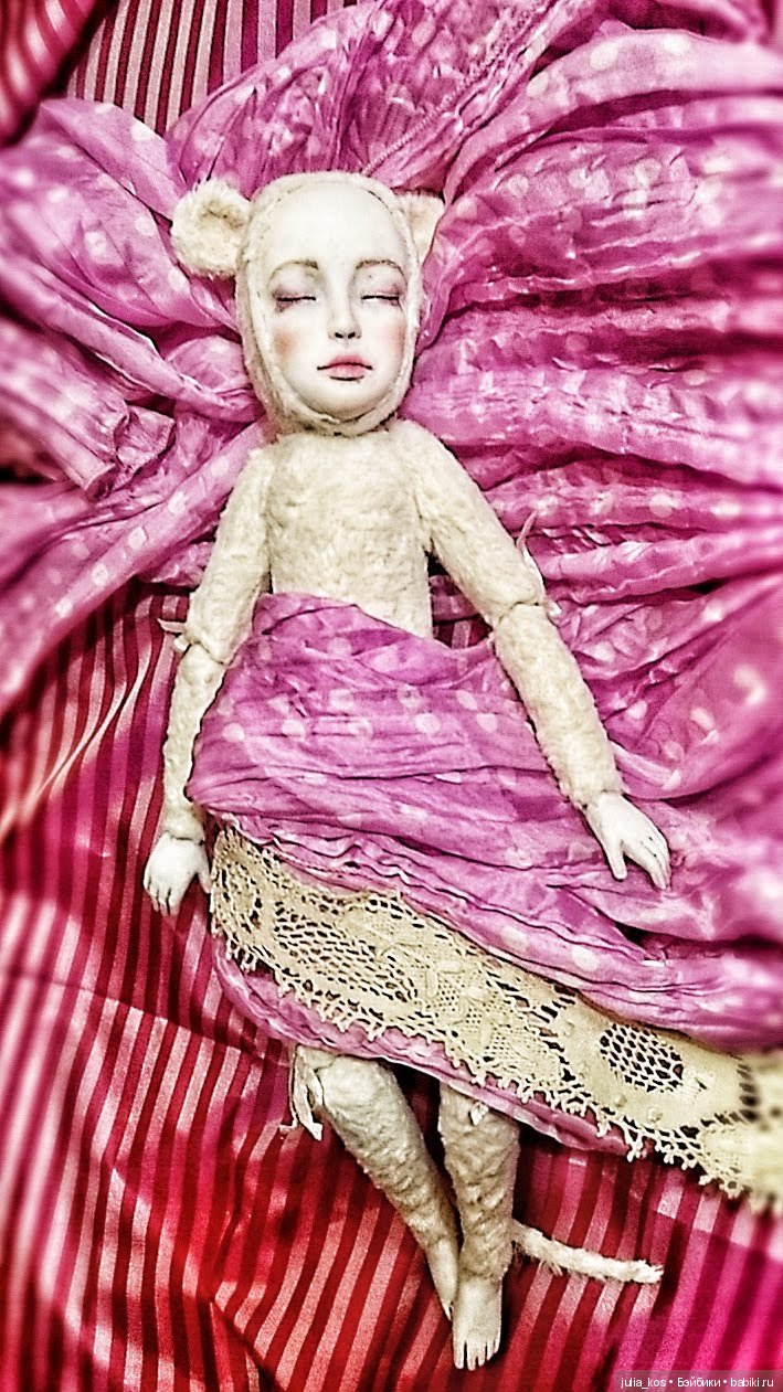 Мышка Сонечка — Лепка авторских кукол: полимерная глина