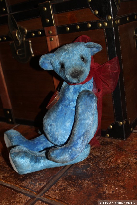 Цвет настроения синий! Мишка тедди (фото 4)