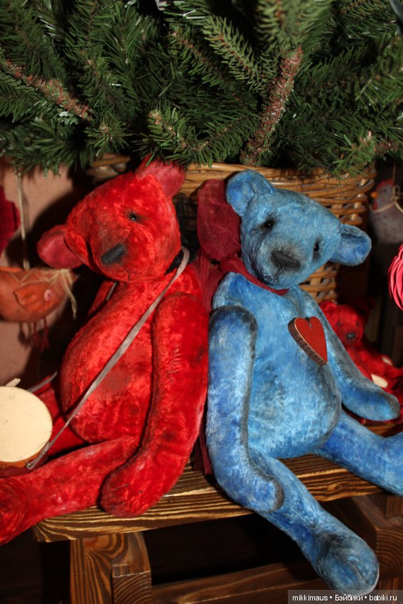 Цвет настроения синий! Мишка тедди